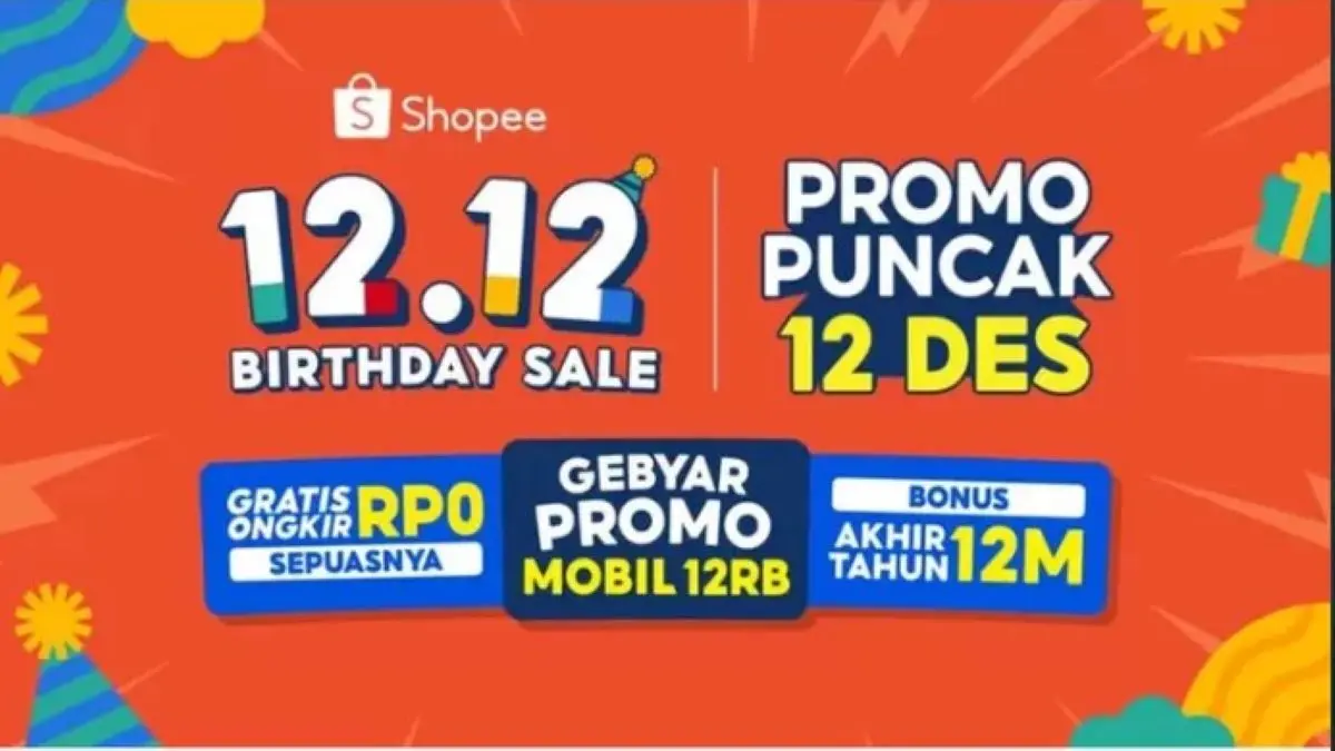 Kode Voucher Diskon Shopee 12.12 Bocor! 100% Terverifikasi, Paling Diburu, Hemat Besar Sepanjang Promo! kode voucher diskon shopee 12.12