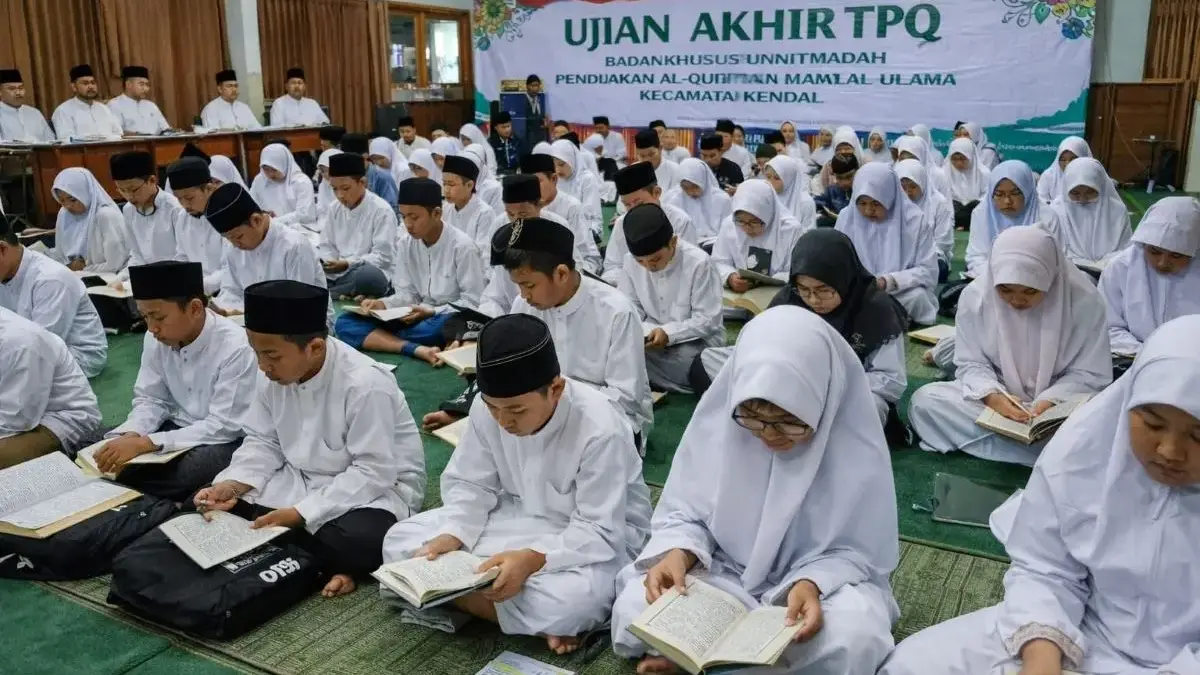 Pecah! 355 Santri Ikuti Ujian Akhir TPQ FUSPAQ NU Kendal, Jadi Tolok Ukur Kualitas Baca Al-Qur’an Pecah! 355 Santri Ikuti Ujian Akhir TPQ FUSPAQ NU Kendal, Jadi Tolok Ukur Kualitas Baca Al-Qur’an