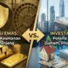 emas daripada investasi lain