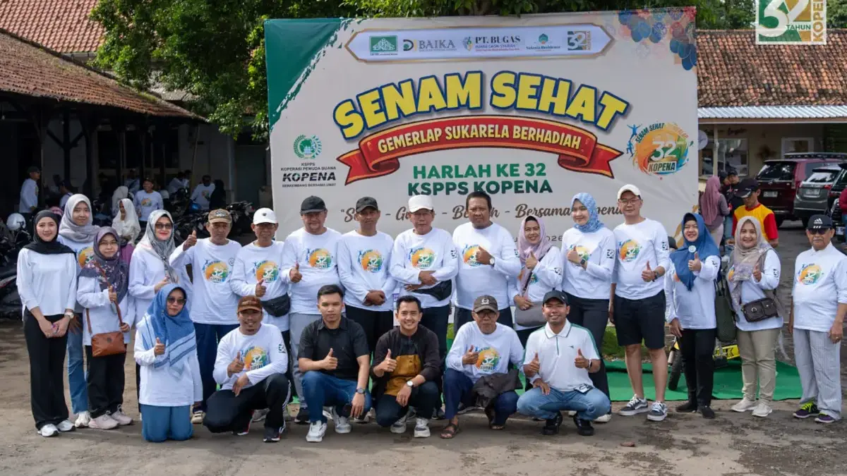 Kopena Gelar Senam Sehat dan Undian Tabungan