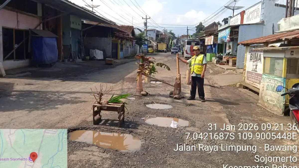 Jalan Rusak Makan Korban, Pemkab Batang Desak Pemprov Jateng Segera Perbaiki Ruas Banyuputih-Plantungan
