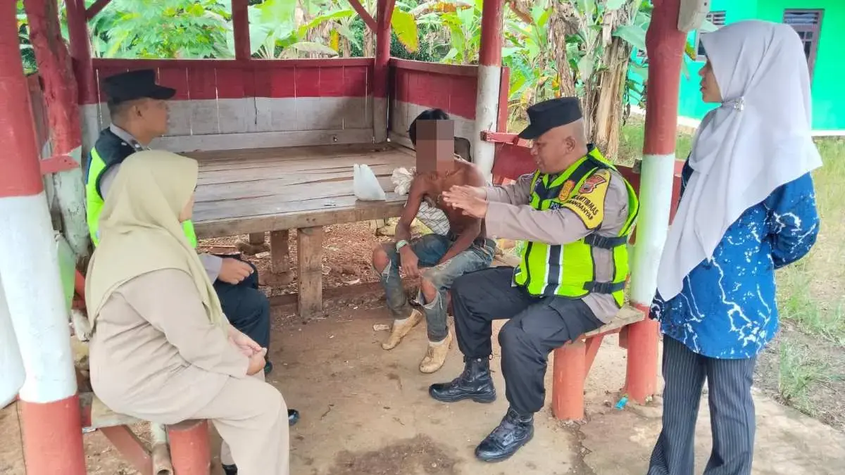 Polsek Karanganyar Amankan ODGJ Asal Cirebon yang Resahkan Warga Desa Kulu Pekalongan