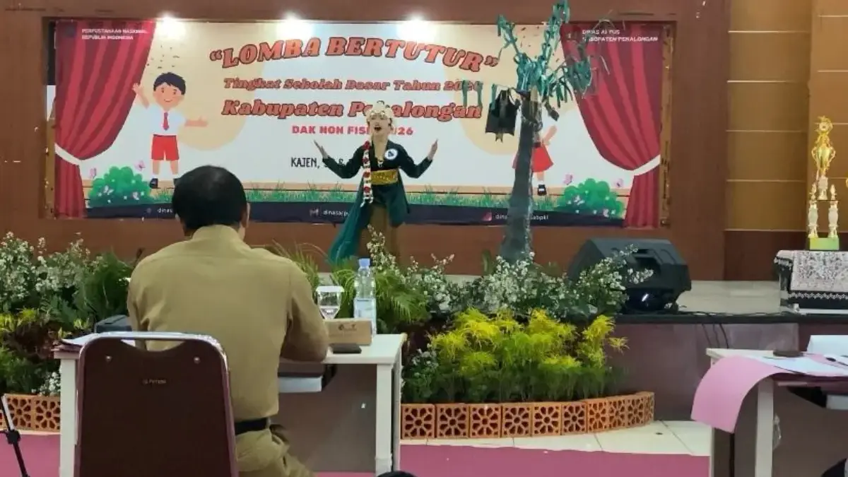 Bangun Generasi Literasi, Dinarpus Pekalongan Sukses Gelar Lomba Bertutur Tingkat SD