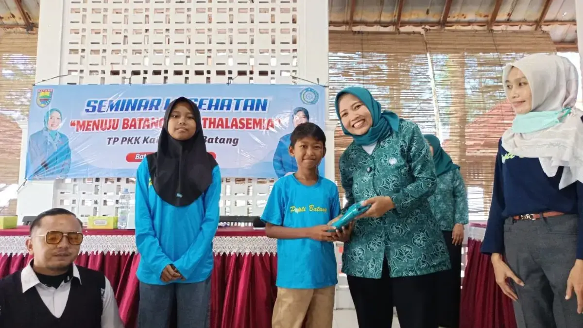 Hibur Pejuang Talasemia Batang, Ketua PKK Serukan Pentingnya Deteksi Dini dan Edukasi Pranikah