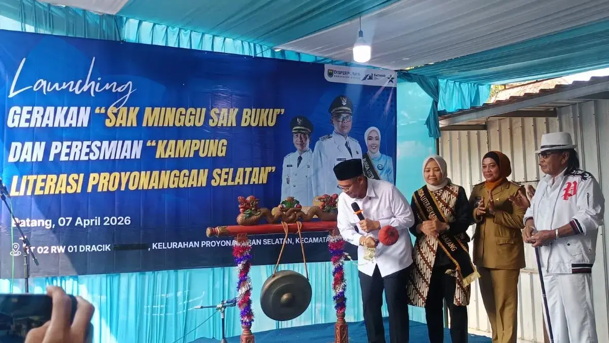 Investasi SDM di HUT ke-60, Pemkab Batang Rilis Gerakan \'Sak Minggu Sak Buku\' Berbonus Ratusan Juta