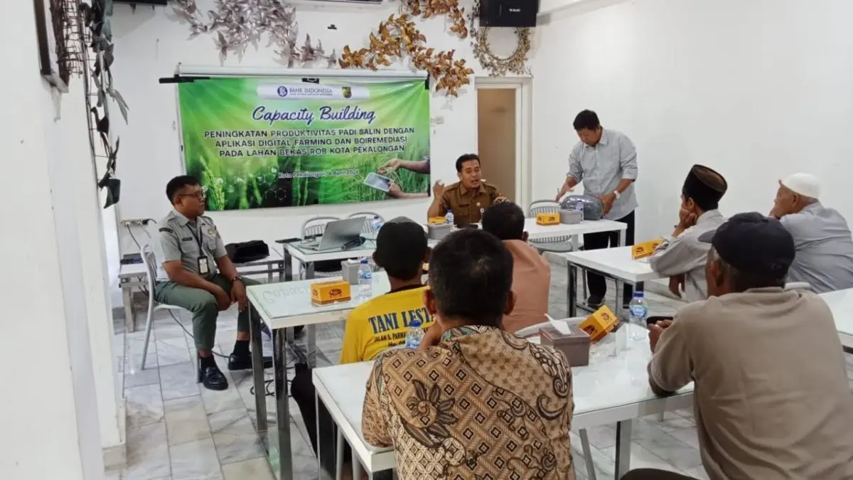 Luar Biasa! BI Tegal & Dinperpa Sulap Lahan Eks Rob Pekalongan Jadi Lumbung Padi Salin Digital