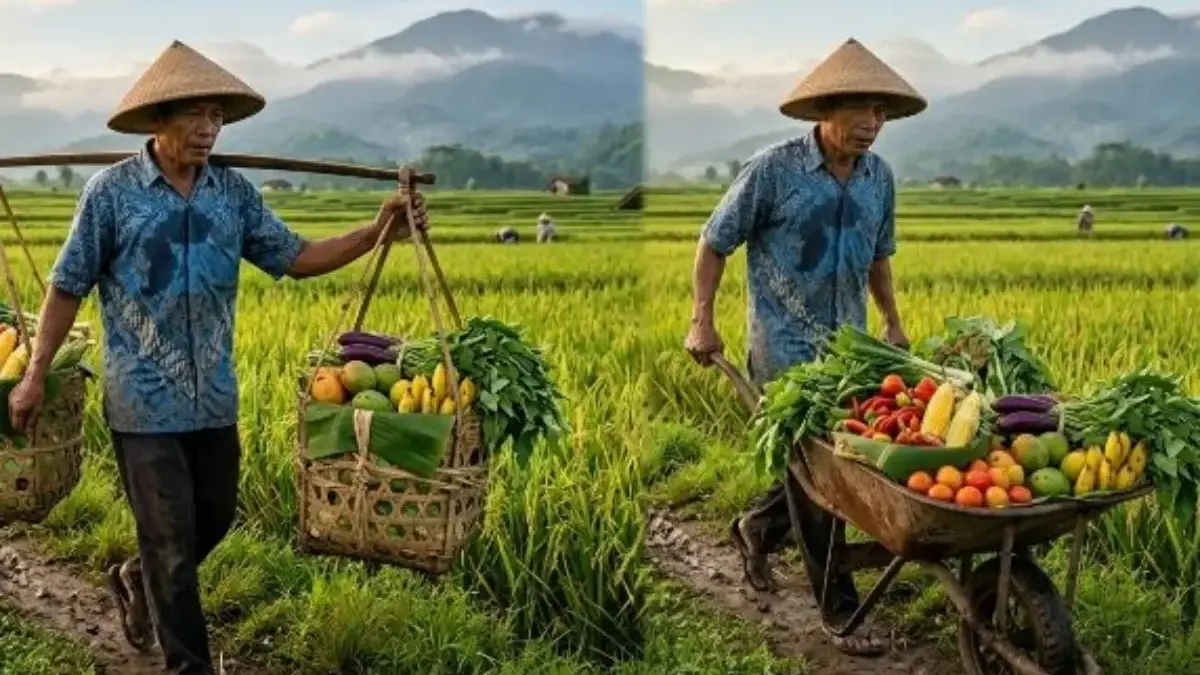 Modernisasi Pertanian Kendal: Petani Gondoharum Tinggalkan Krombong, Beralih ke Gerobak Angkong