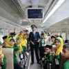 Seru! Siswa SDIT Ar Roudloh Batang Nikmati Sensasi Outing Class Naik Kereta Api Langsung ke Semarang