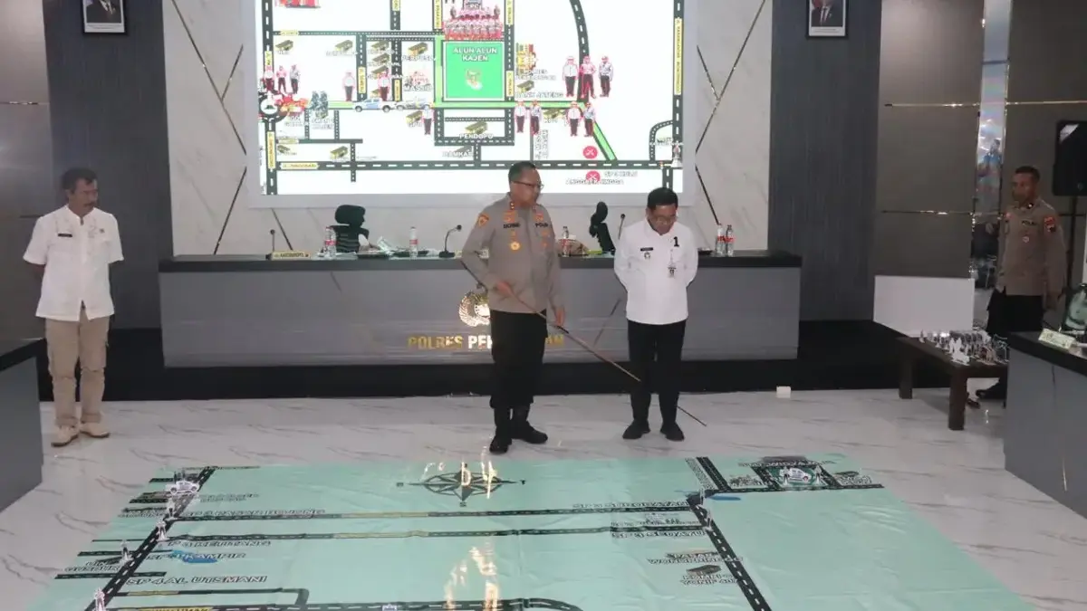 Siaga Penuh! Polres Pekalongan Gelar TFG & Sispamkota Antisipasi Demo May Day Berujung Rusuh