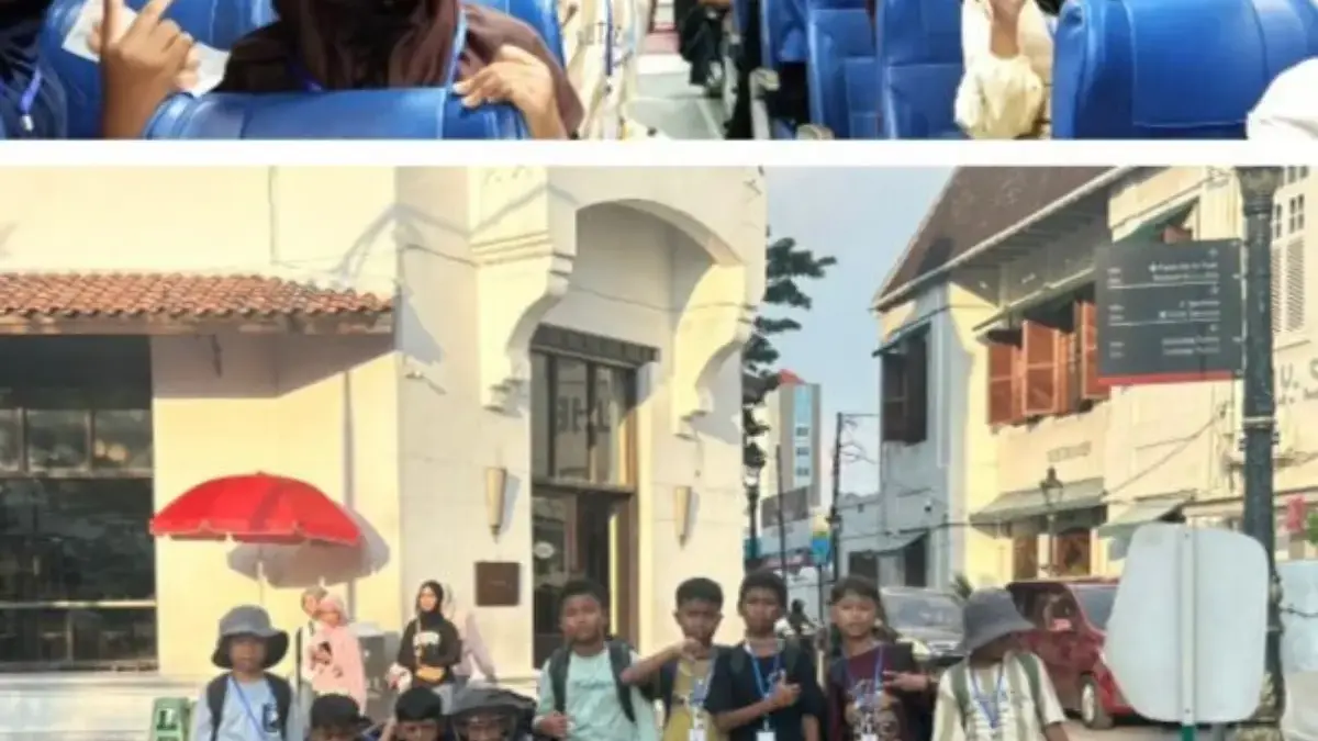 Menabung Sejak Awal Semester, Siswa SD Muhammadiyah 04 Pekajangan Jajal Jadi Backpacker ke Semarang