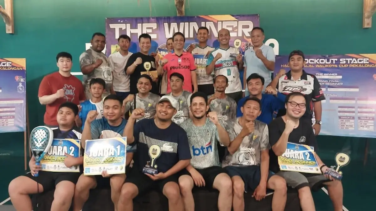 Sukses Besar! Turnamen Padel Wali Kota Cup Perdana Pekalongan Pecah, Siap Cetak Atlet Nasional