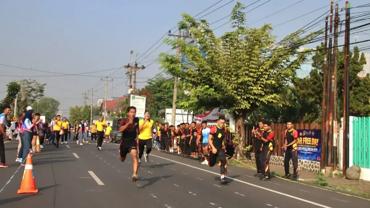 Lomba Lari hingga Bazar UMKM Semarakkan Hari Bhayangkara ke-80 di Polres Pekalongan Kota