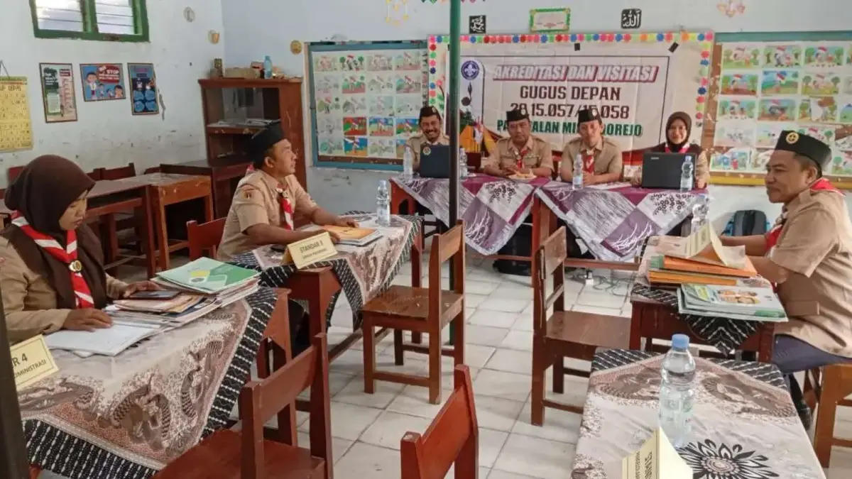 Kwarcab Pekalongan Akreditasi Pangkalan MIS Sidorejo, Dorong Seluruh Gudep Terakreditasi