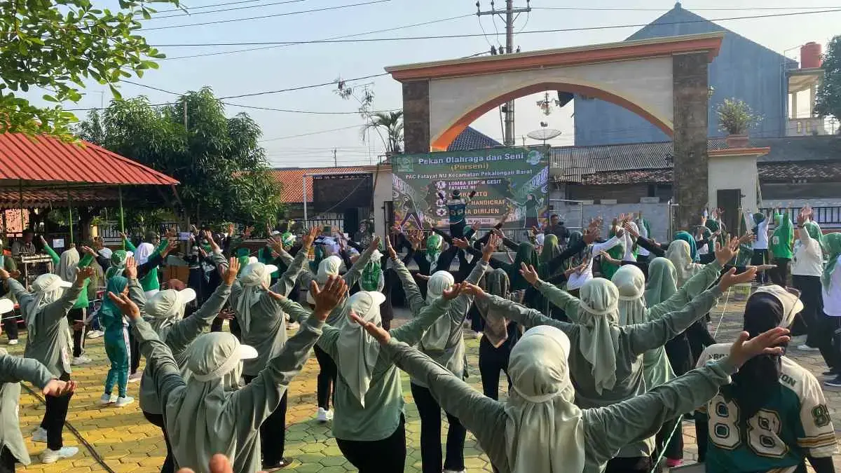PAC Fatayat NU Pekalongan Barat Gelar Porseni, Gali Kreativitas dan Kaderisasi Pemimpin