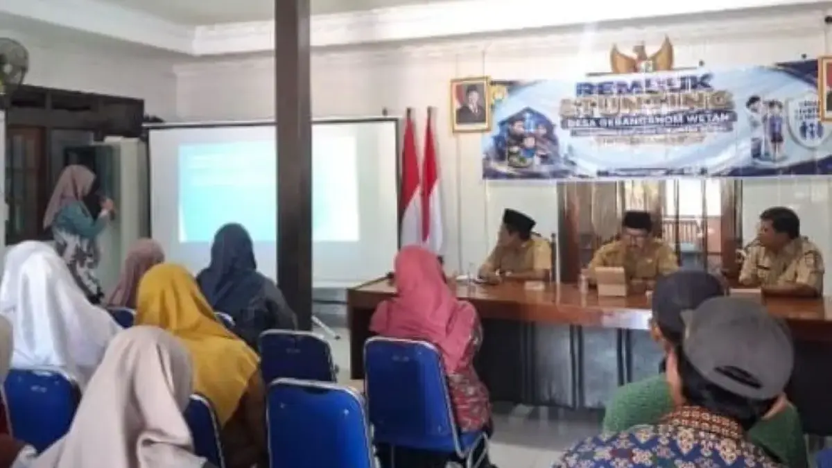Pemdes Gebanganom Wetan Gelar Rembug Stunting, Perkuat Strategi dengan Teknologi