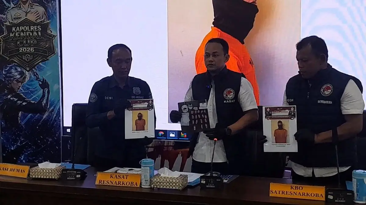 Polres Kendal Gagalkan Peredaran 50 Gram Sabu, Kurir Jaringan Dibekuk di Cepiring