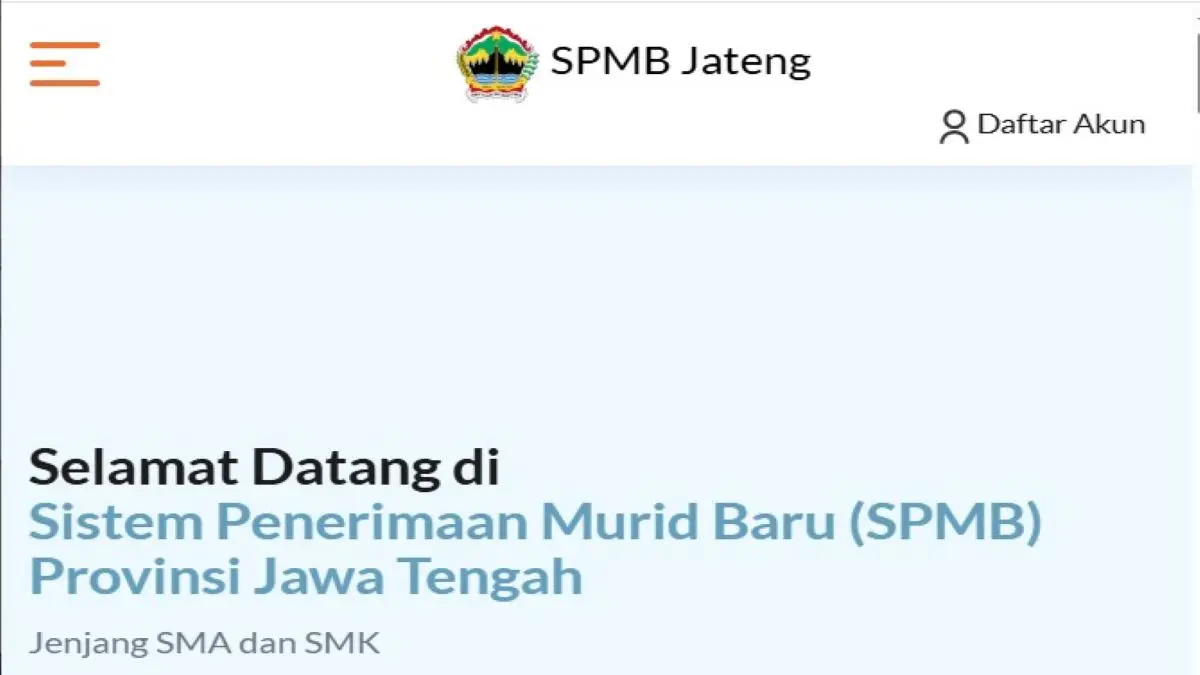 SPMB Jateng 2026