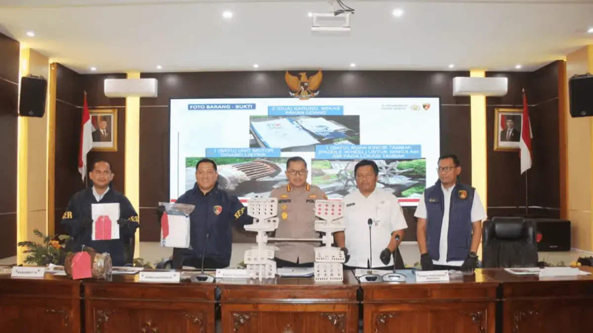 Sulap Sawah Dilindungi Jadi Tambak Udang, Pria di Batang Jadi Tersangka dan Rugikan Negara Rp32 Miliar