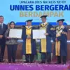 Terima Penghargaan Tertinggi UNNES, Menteri Bappenas Dorong Kolaborasi Strategis Target SDGs Nasional