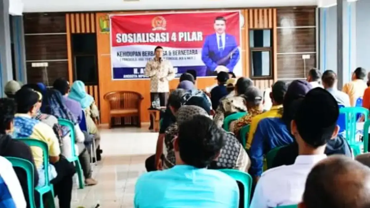 Anggota DPR RI Ashraff Abu Gelar Sosialisai Empat Pilar di Kota Pekalongan Ashraff abu