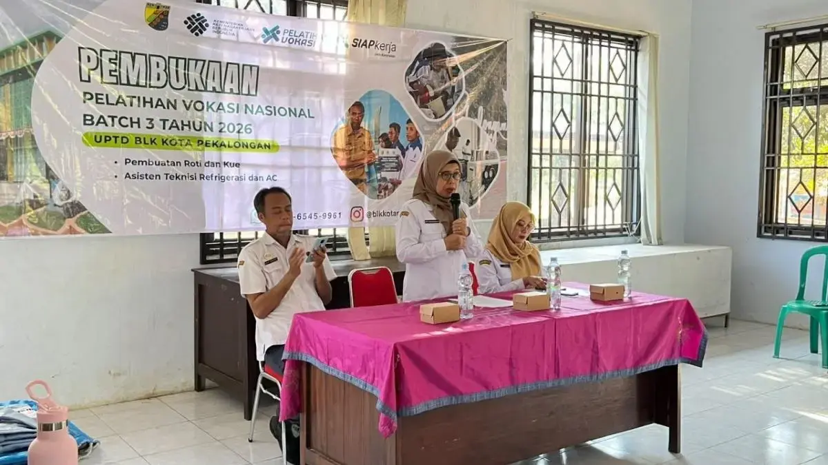 Cetak Tenaga Kerja Siap Pakai, Dinperinaker Pekalongan Buka Pelatihan Vokasi Batch 3