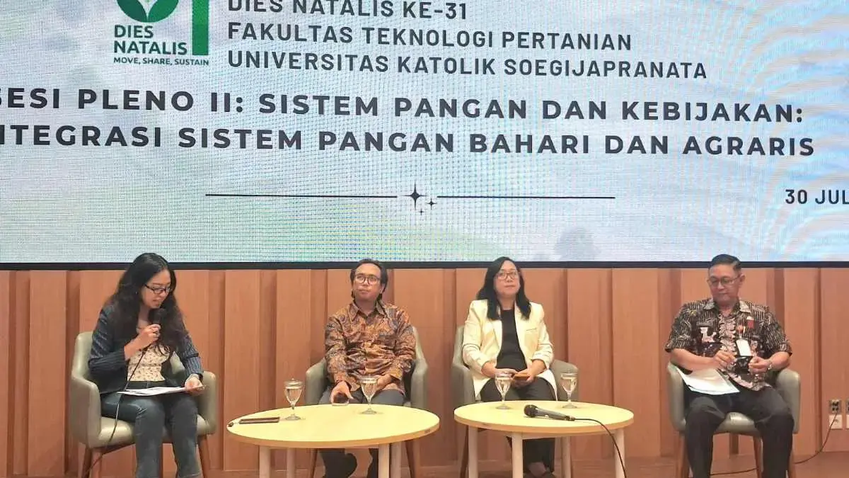 FTP Unika Soegijapranata Gelar Seminar Nasional Integrasi Bahari dan Agraris FTP Unika Soegijapranata Gelar Seminar Nasional Integrasi Bahari dan Agraris