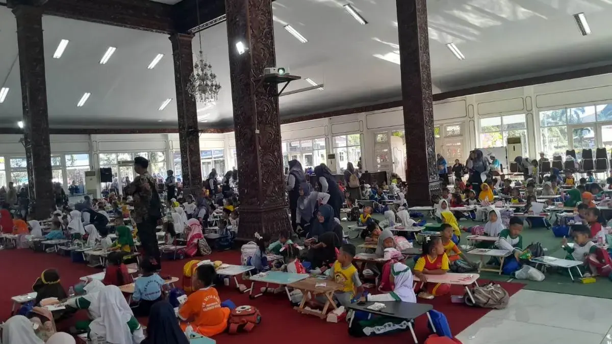 HAN ke-42 di Kendal, 438 Anak TK Unjuk Kreativitas dalam Lomba Mewarnai Gratis HAN ke-42 di Kendal, 438 Anak TK Unjuk Kreativitas dalam Lomba Mewarnai Gratis