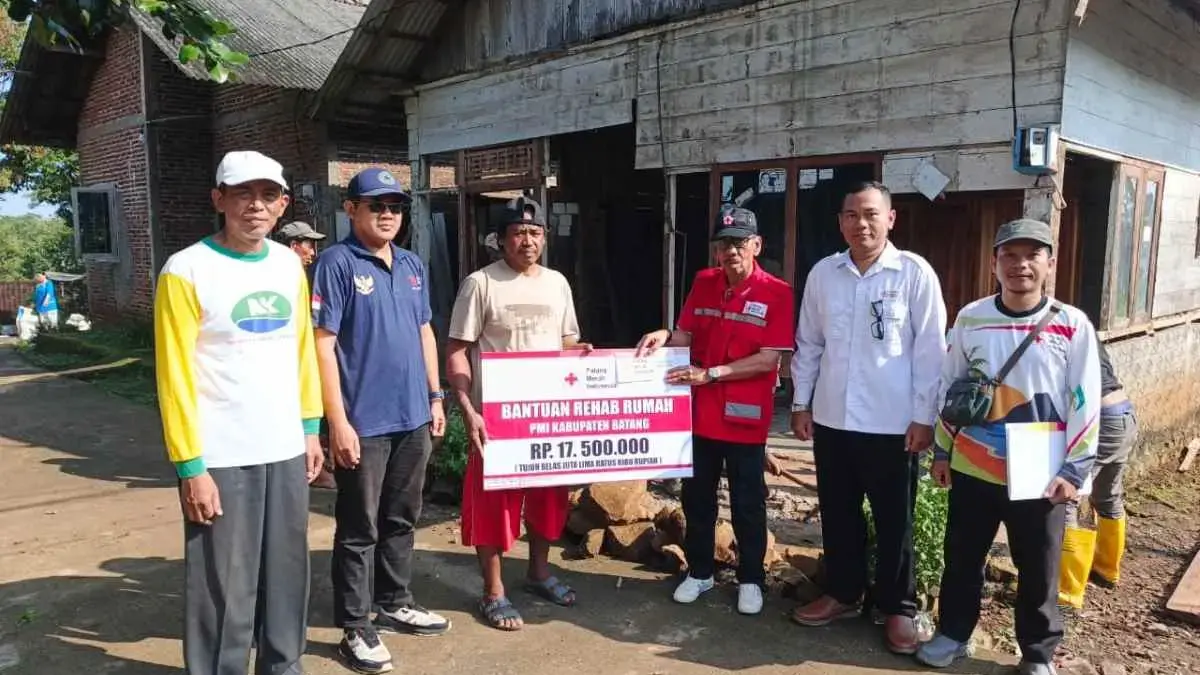 Bantuan RTLH PMI Batang Naik Jadi Rp17,5 Juta, 14 Rumah Telah Direhab