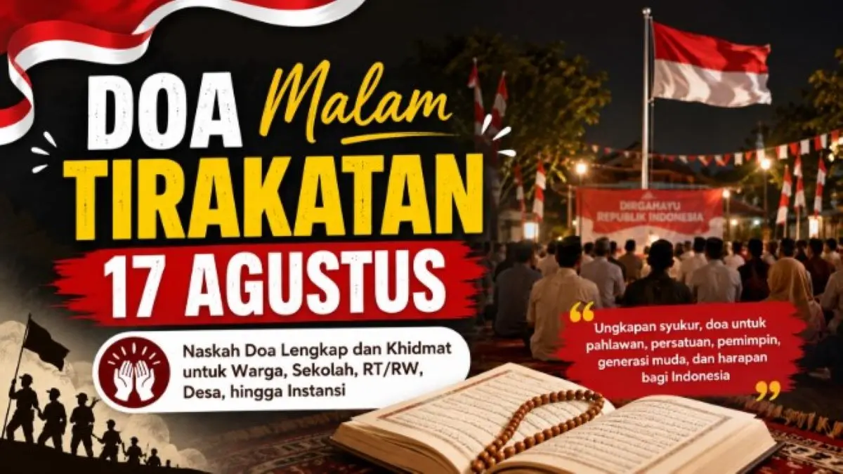 susunan acara tirakatan 17 Agustus