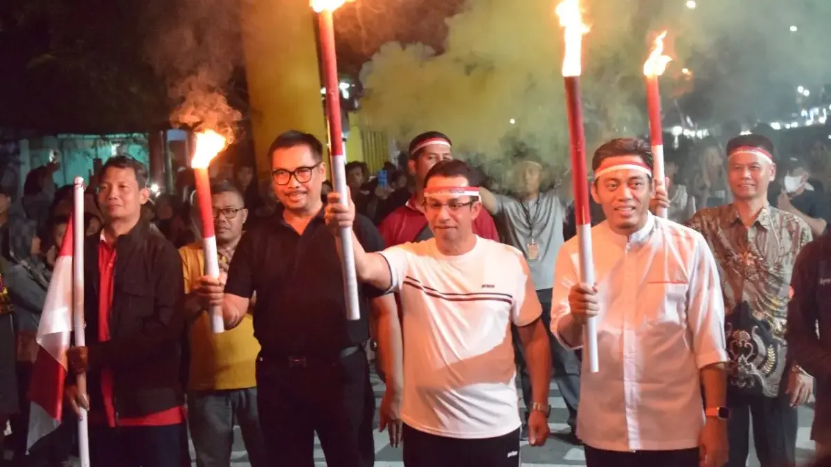 Estafet Obor Comal 2026, Rizal Bawazier: Ini Alat Pemersatu, Bukan Sekadar Menang-Kalah Estafet Obor Comal 2026