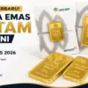 Harga Emas Antam Hari Ini Minggu 23 Agustus 2026