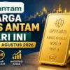 Harga Emas Antam Hari Ini Rabu 19 Agustus 2026