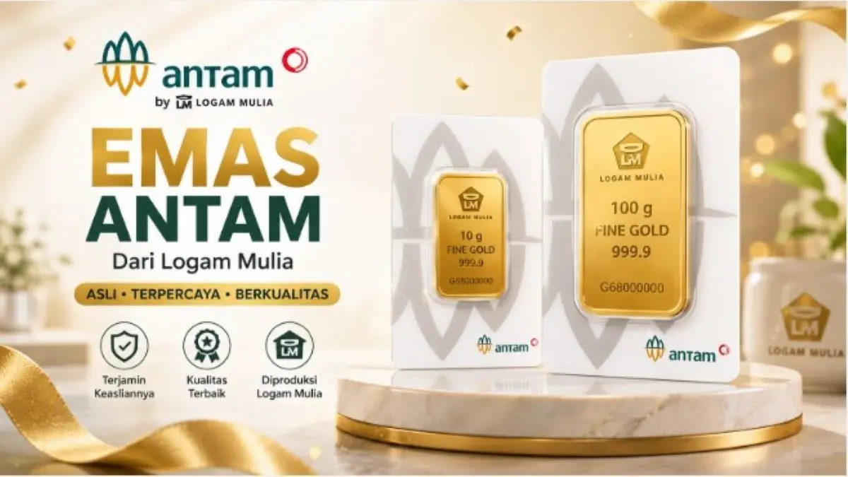 Harga Emas Antam Hari Ini Senin 10 Agustus 2026 Naik atau Bertahan? Cek Daftar Lengkap Semua Ukuran! Harga emas Antam hari ini Senin 10 Agustus 2026