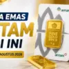 Harga Emas Antam Hari Ini Senin 24 Agustus 2026