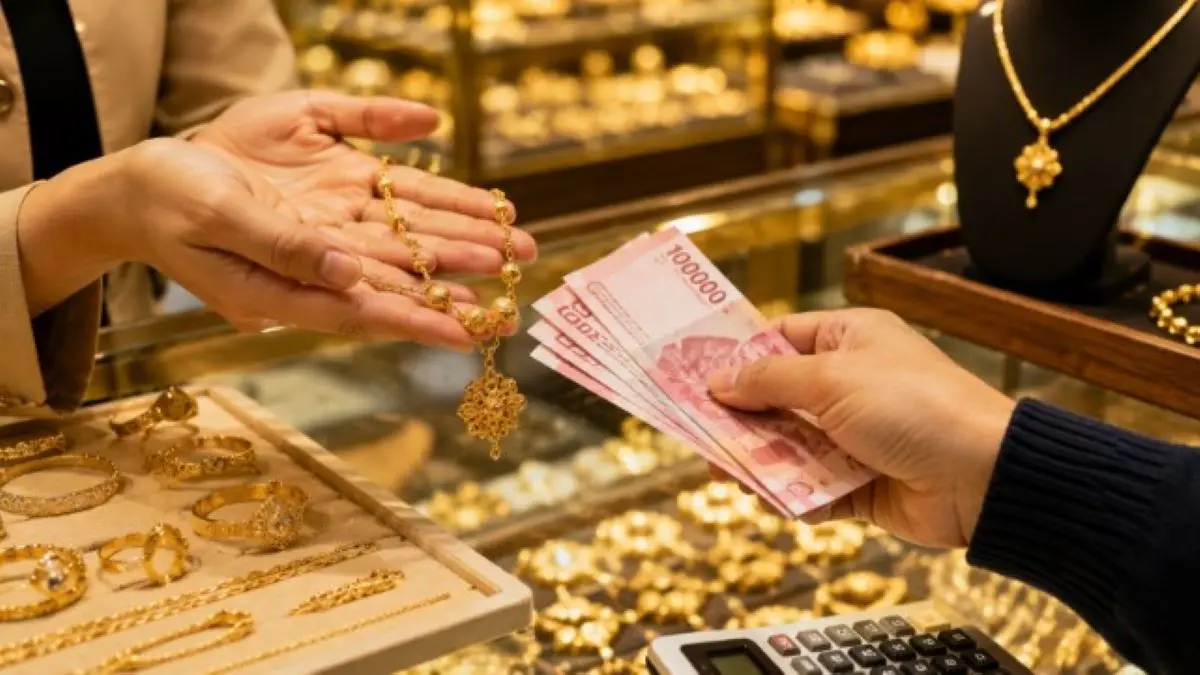 Harga emas perhiasan hari ini Sabtu 22 Agustus 2026