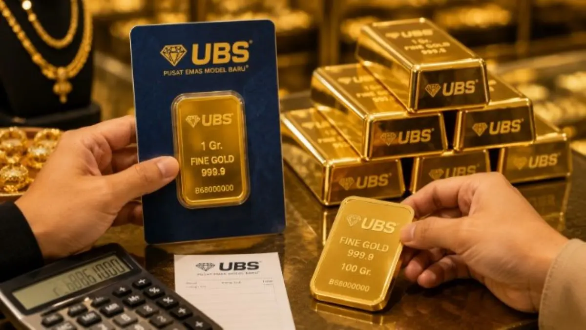 Harga Emas UBS Hari Ini Sabtu 22 Agustus 2026 Turun Rp4.000 per Gram, Ini Daftar Lengkap Jual dan Buyback! Harga Emas UBS Hari Ini Sabtu 22 Agustus 2026