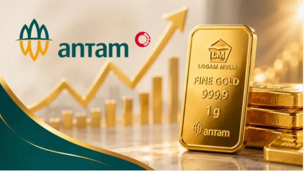 Harga emas Antame hari ini Senin 17 Agustus 2026 naik Rp2.000 per gram di Hari Kemerdekaan? Cek Sekarang! Harga emas Antam hari ini Senin 17 Agustus 2026