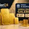 Harga emas Galeri24 hari ini Minggu 16 Agustus 2026