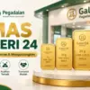 Harga emas Galeri24 hari ini Senin 10 Agustus 2026