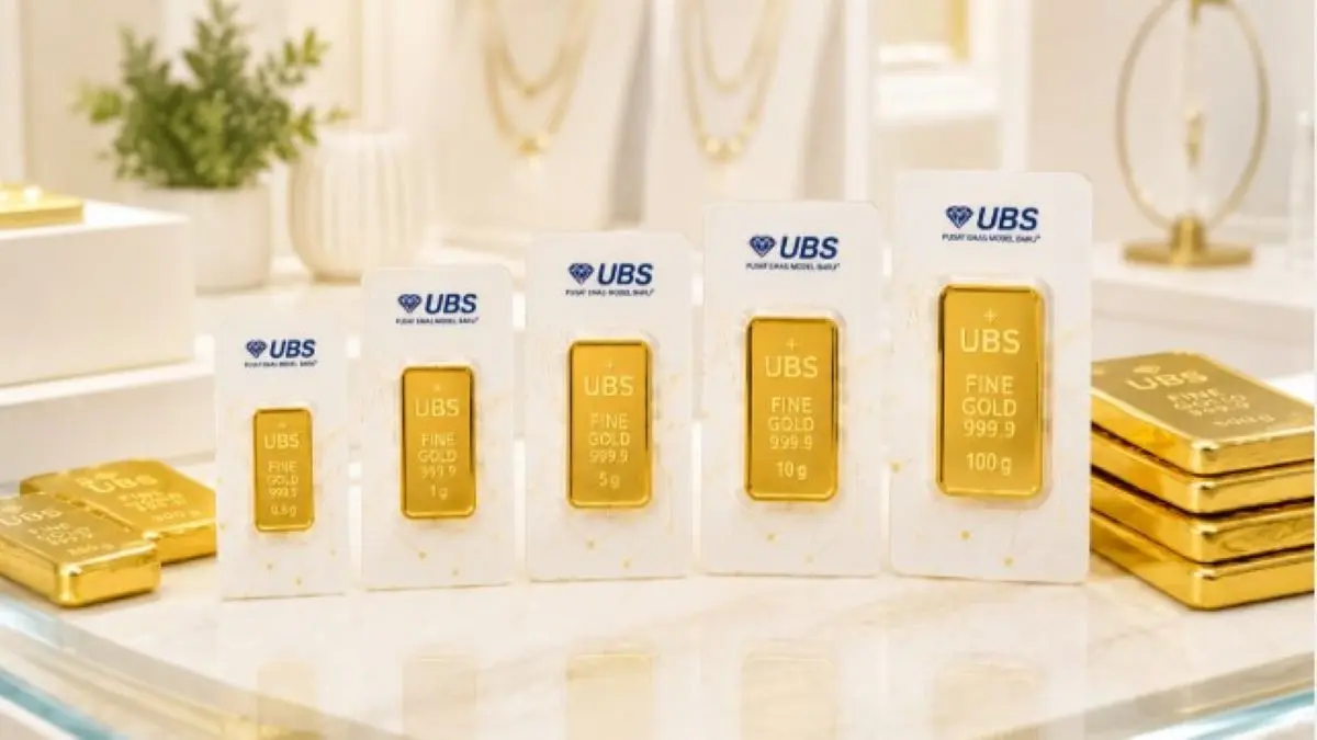 Harga emas UBS hari ini Minggu 30 Agustus 2026