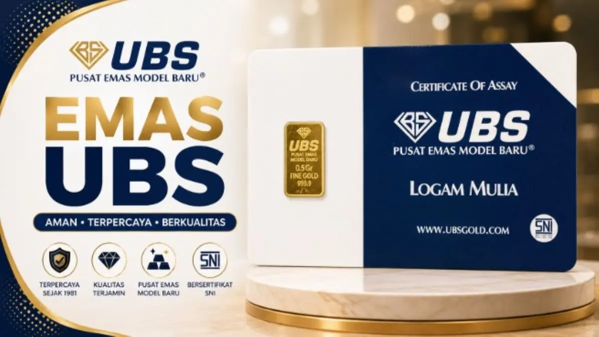 Harga emas UBS hari ini Senin 10 Agustus 2026 lengkap dengan harga buyback! Cek Selisih Angkanya Harga emas UBS hari ini Senin 10 Agustus 2026