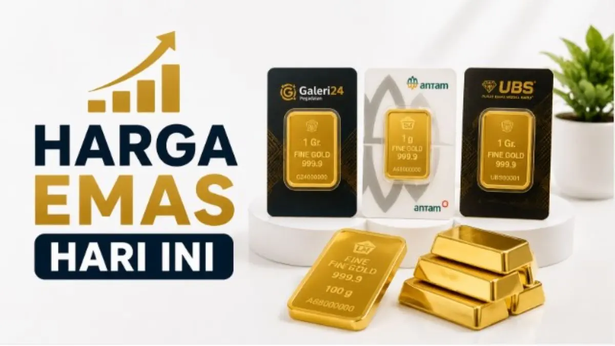 Harga emas hari ini Senin 24 Agustus 2026