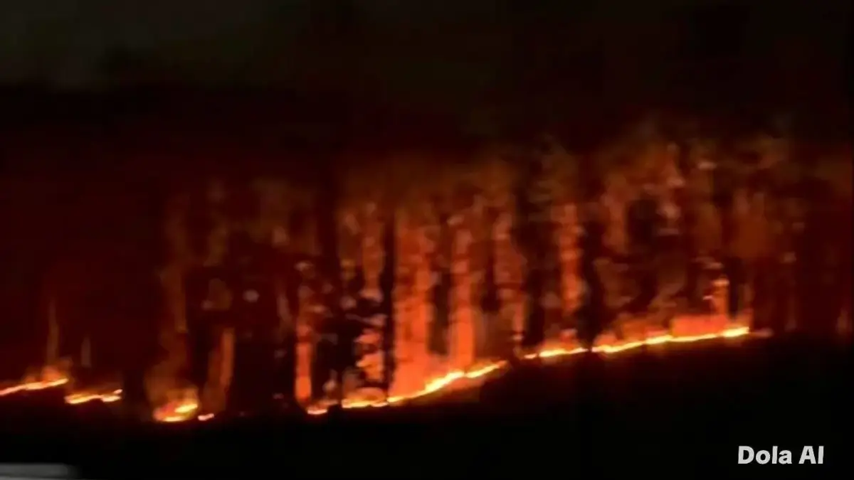 Kebakaran Hutan Jati Weleri, TNI dan Warga Bahu-membahu Padamkan Api