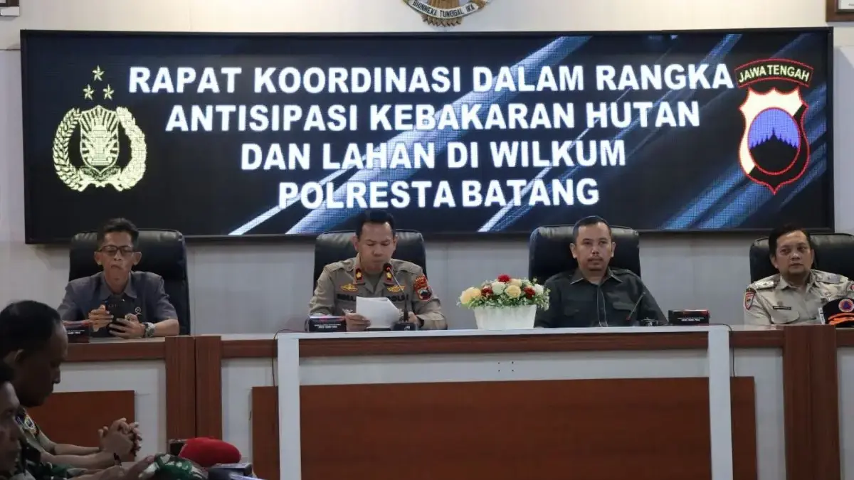 Kemarau 2026 Lebih Kering, Polresta Batang Perkuat Antisipasi Karhutla