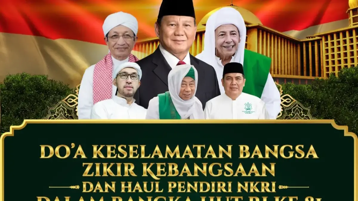 PB JATMA ASWAJA Akan Gelar Zikir Kebangsaan di Masjid Istiqlal, 50 Ribu Peserta Diperkirakan Akan Hadir PB Jatma Aswaja akan gelar zikir kebangsaan