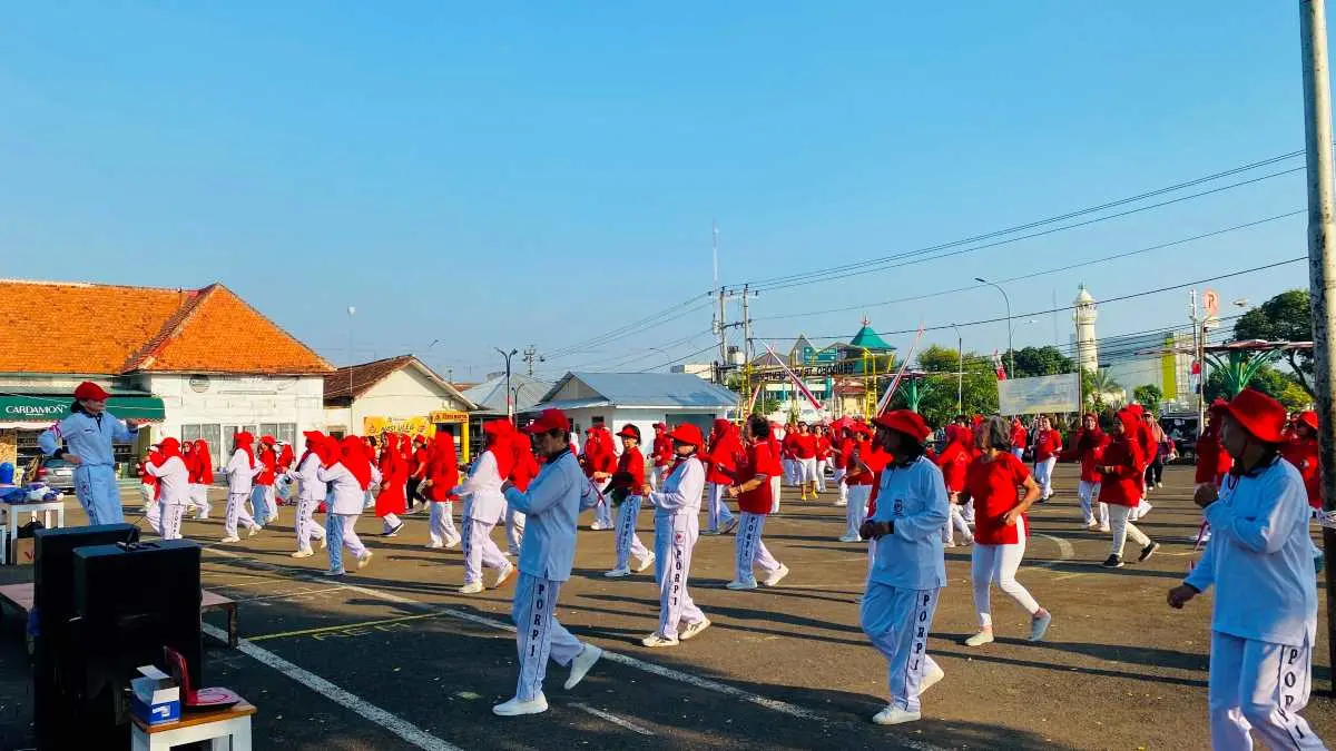 PORPI Kota Pekalongan Gencarkan Senam Pernapasan Massal, Edukasi Hidup Sehat di HUT RI ke-81