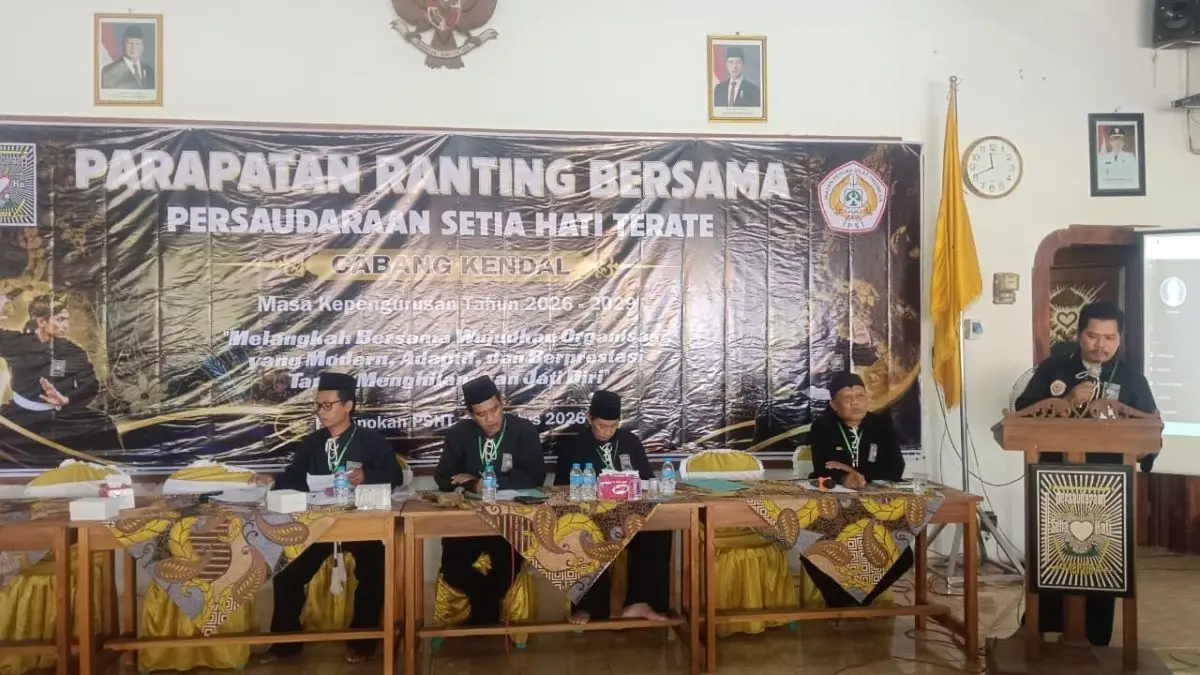 Parapatan Ranting PSHT Kendal Tetapkan 18 Ketua Baru Periode 2026-2029 Parapatan Ranting PSHT Kendal Tetapkan 18 Ketua Baru Periode 2026-2029