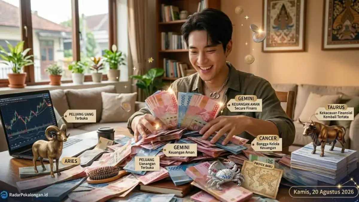 Finansial Aman! Ramalan Keuangan Zodiak Besok 20 Agustus 2026 untuk Aries, Taurus, Gemini, dan Cancer Finansial Aman! Ramalan Keuangan Zodiak Besok 20 Agustus 2026 untuk Aries, Taurus, Gemini, dan Cancer