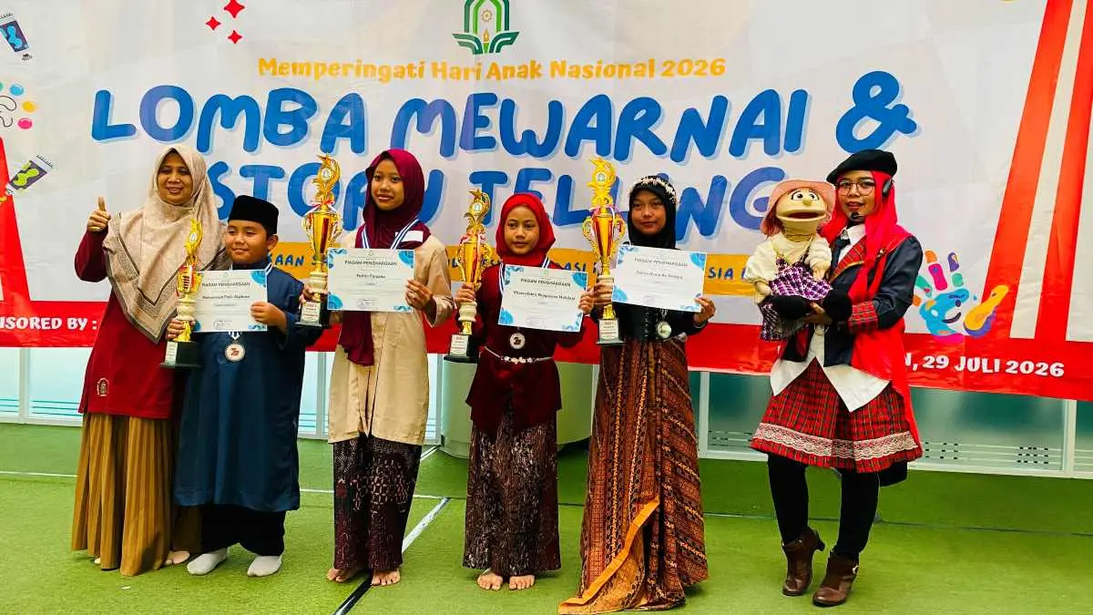 UIN Gus Dur Gelar Lomba Mewarnai dan Story Telling, Perpustakaan Sahabat Anak Indonesia