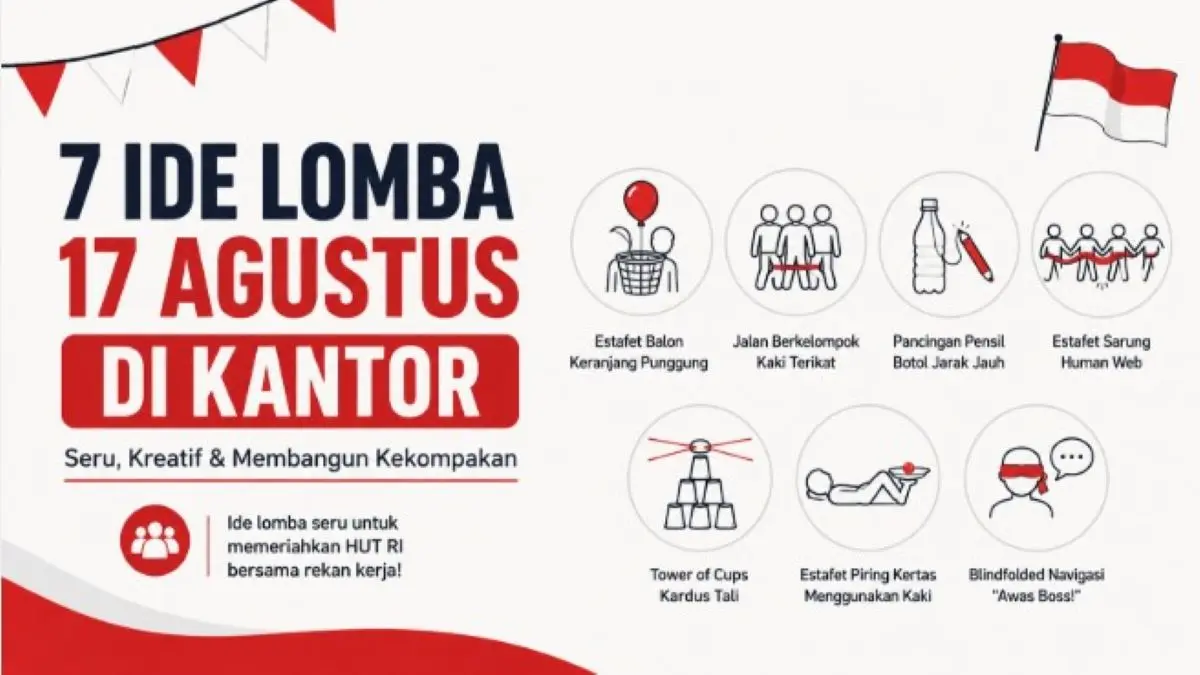 Beberapa Ide Lomba 17 Agustus di Kantor yang Seru dan Bisa Bangun Kekompakan! Sudah Pernah Coba? de lomba 17 Agustus di kantor